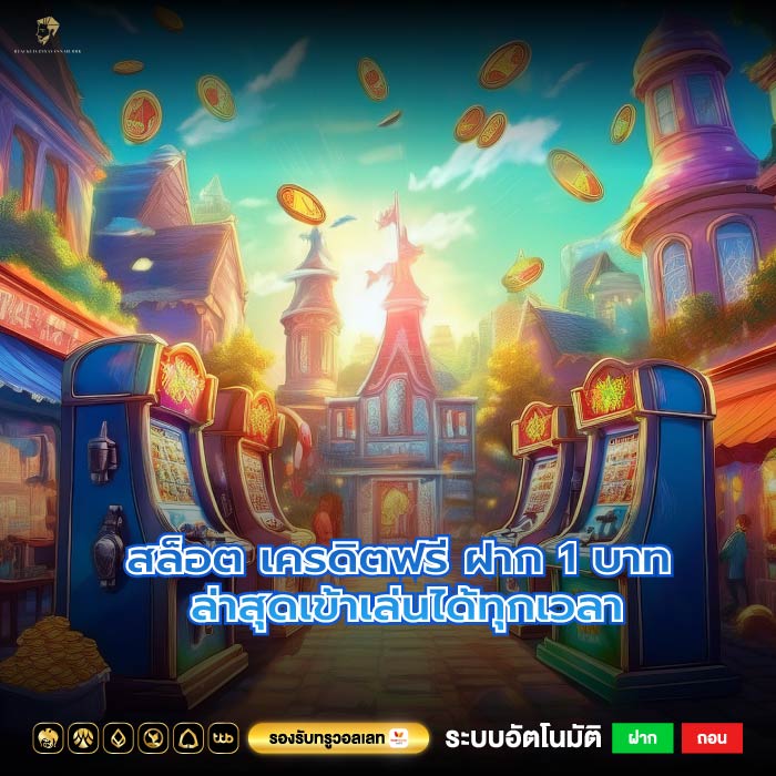 สล็อต เครดิตฟรี ฝาก 1 บาท ล่าสุดเข้าเล่นได้ทุกเวลา